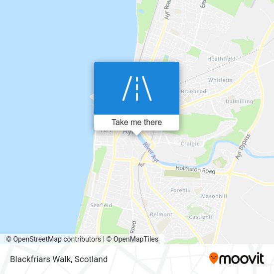 Blackfriars Walk map