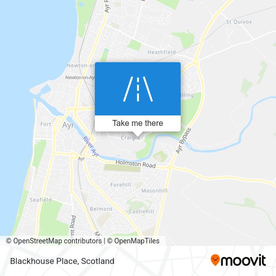 Blackhouse Place map