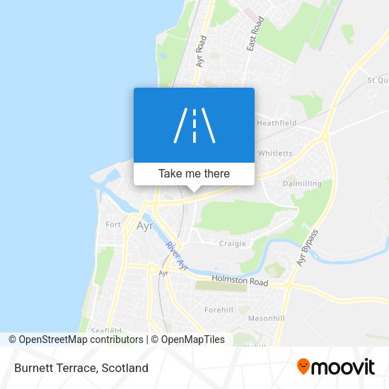 Burnett Terrace map