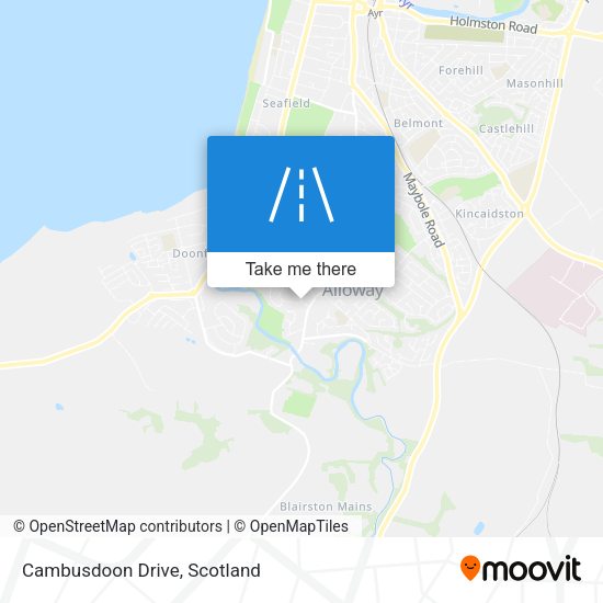 Cambusdoon Drive map