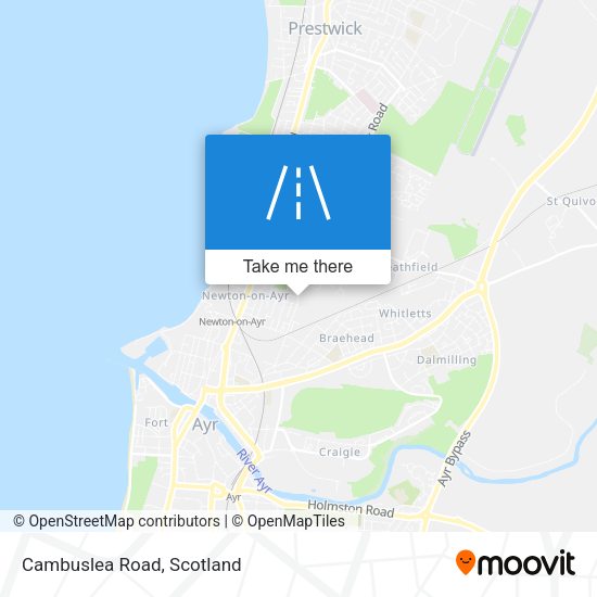 Cambuslea Road map