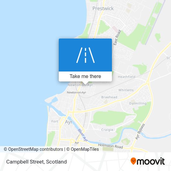 Campbell Street map