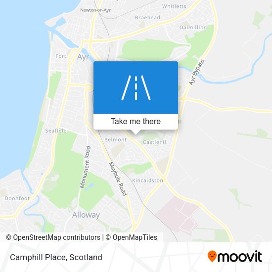 Camphill Place map