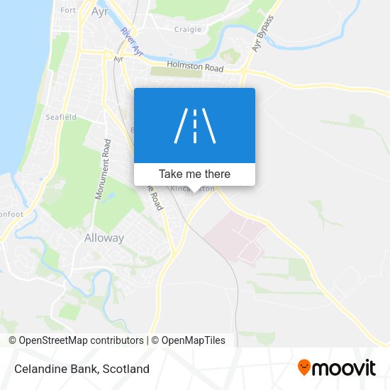 Celandine Bank map