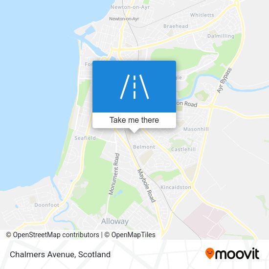 Chalmers Avenue map