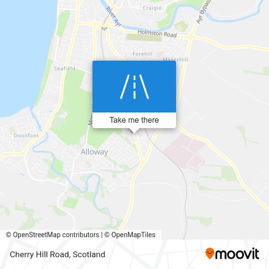 Cherry Hill Road map