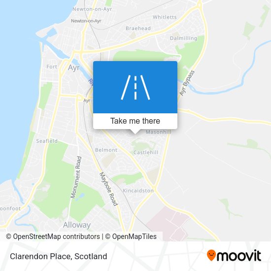 Clarendon Place map