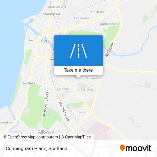 Cunningham Place map