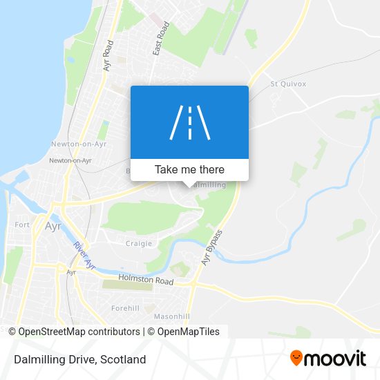 Dalmilling Drive map