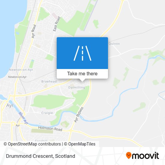 Drummond Crescent map