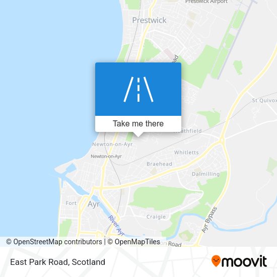 East Park Road map