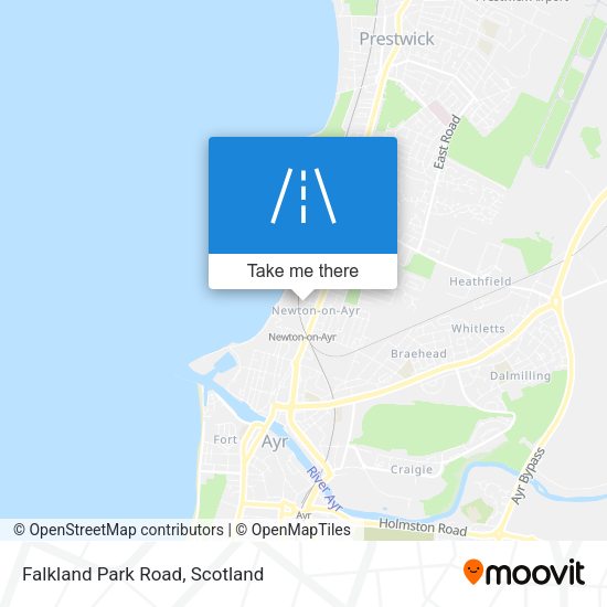 Falkland Park Road map