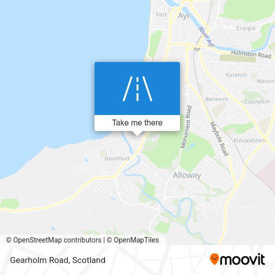 Gearholm Road map