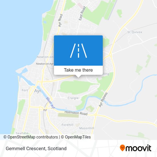 Gemmell Crescent map
