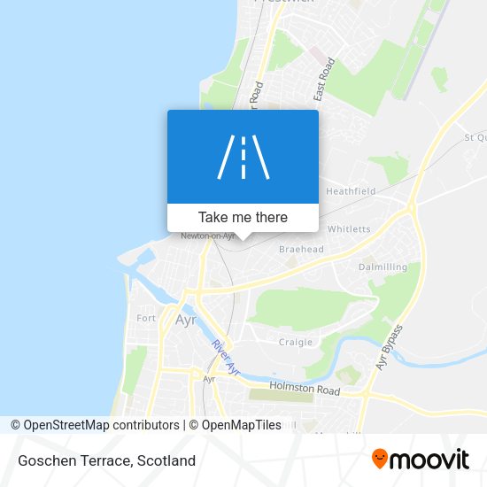 Goschen Terrace map