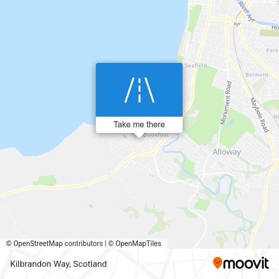 Kilbrandon Way map