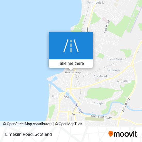 Limekiln Road map