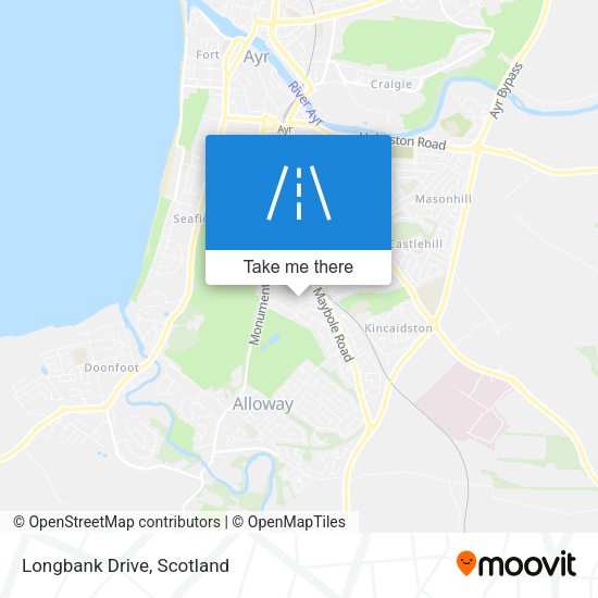 Longbank Drive map