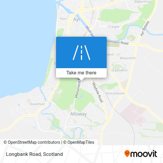 Longbank Road map