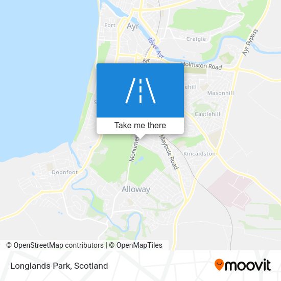 Longlands Park map