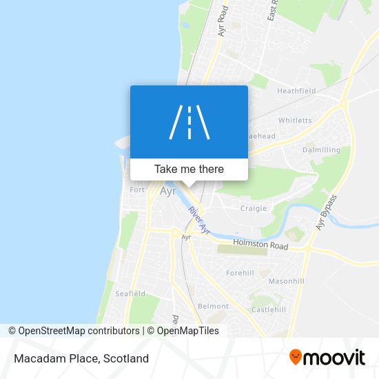 Macadam Place map