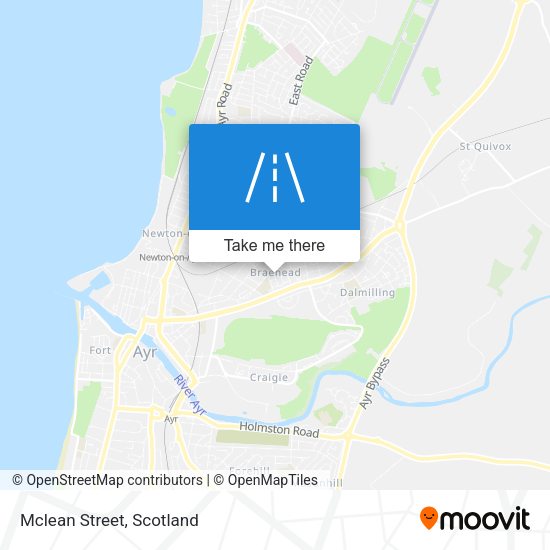 Mclean Street map