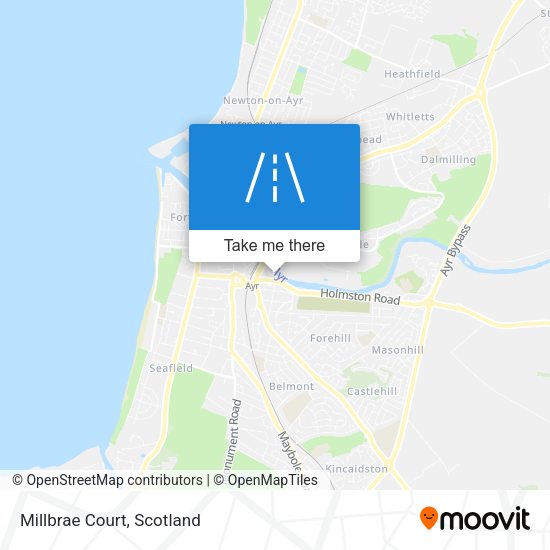 Millbrae Court map