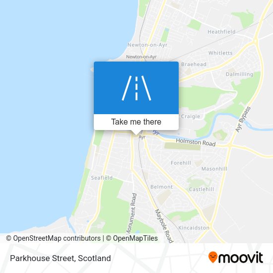 Parkhouse Street map