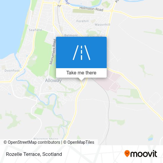 Rozelle Terrace map