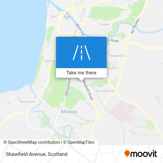 Shawfield Avenue map