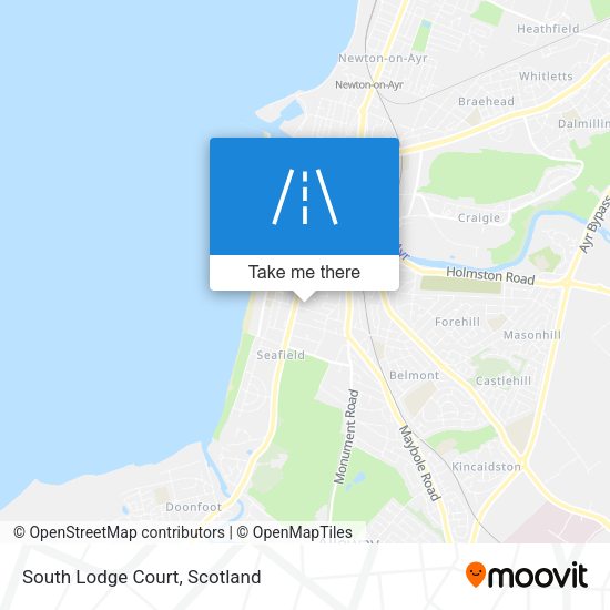 South Lodge Court map