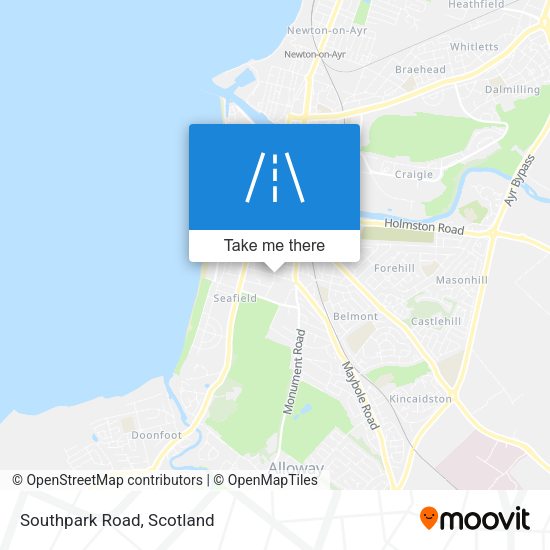 Southpark Road map
