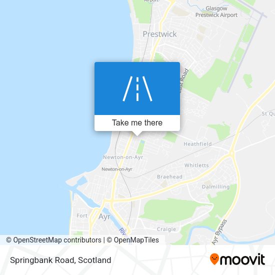 Springbank Road map