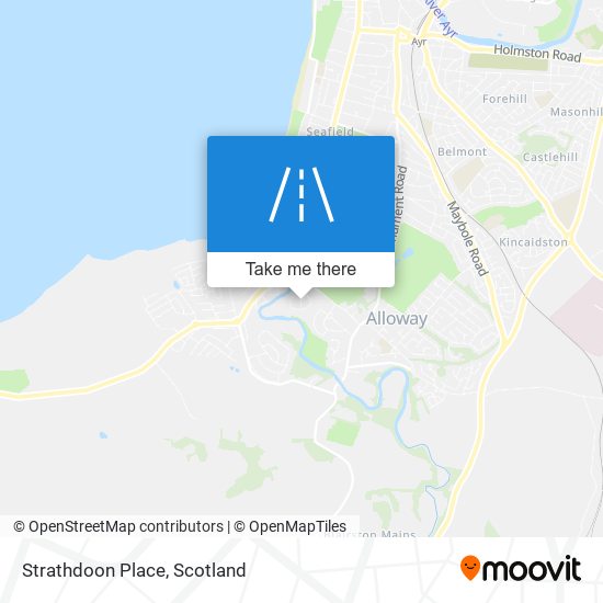 Strathdoon Place map