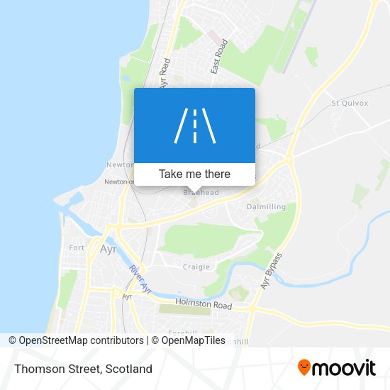 Thomson Street map