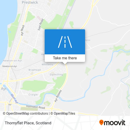 Thornyflat Place map
