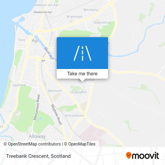 Treebank Crescent map