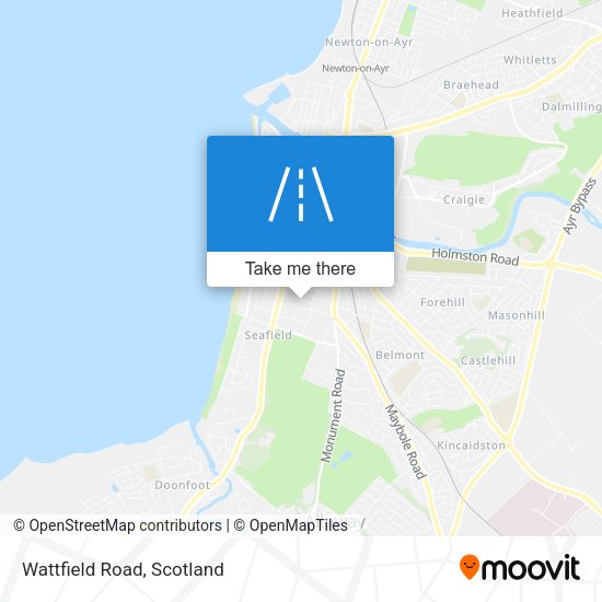 Wattfield Road map