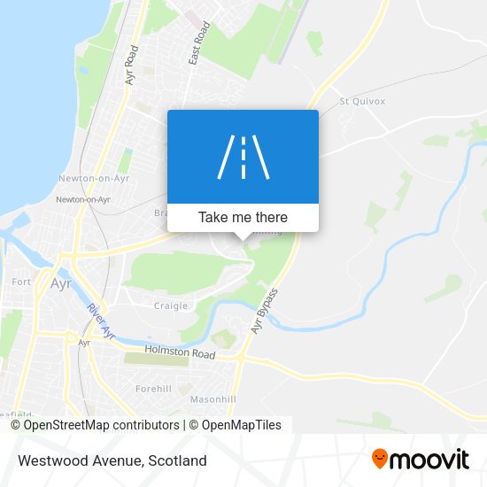 Westwood Avenue map