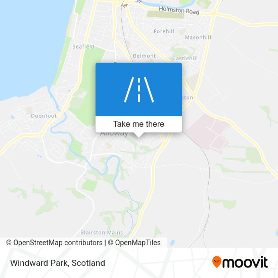 Windward Park map