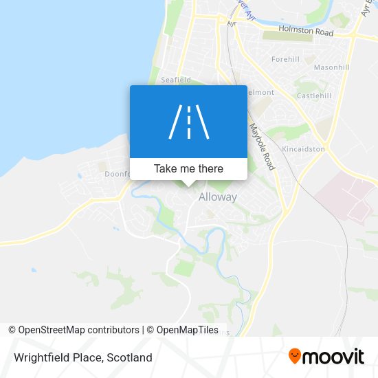 Wrightfield Place map