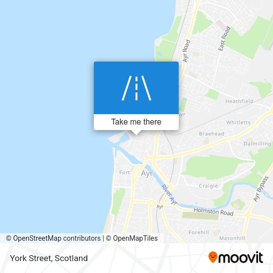 York Street map