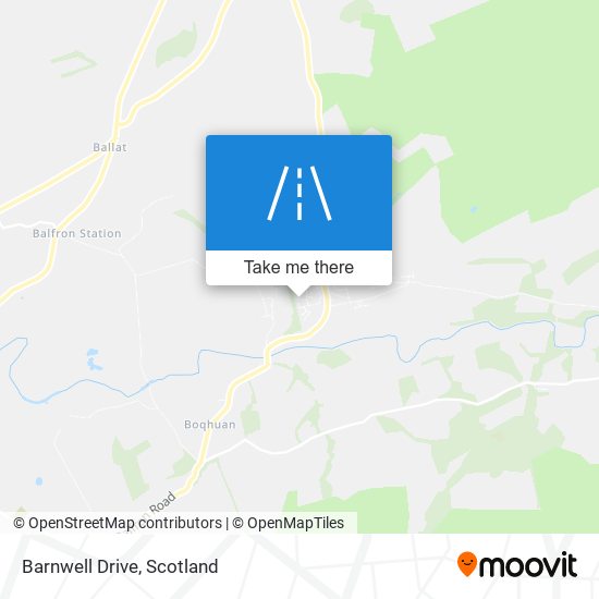Barnwell Drive map
