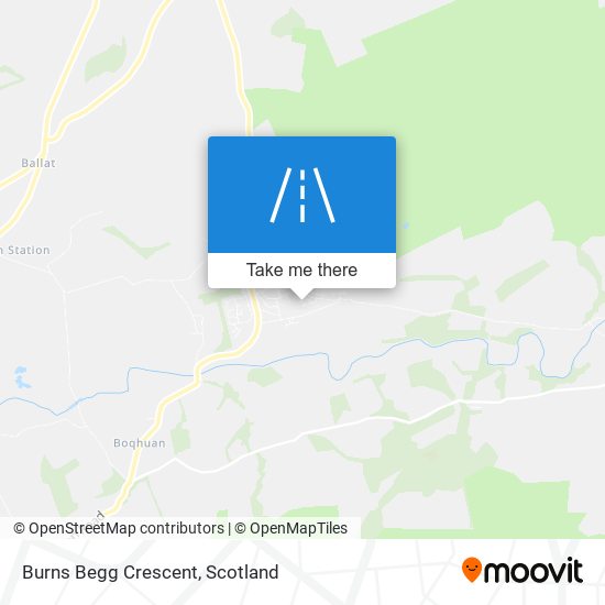 Burns Begg Crescent map