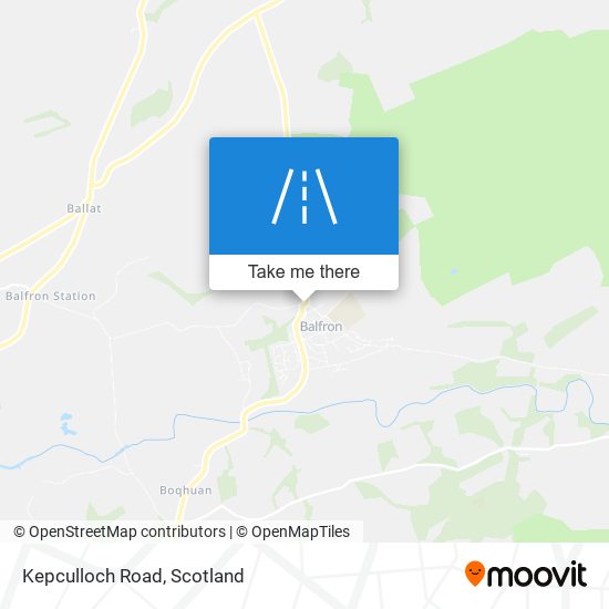 Kepculloch Road map