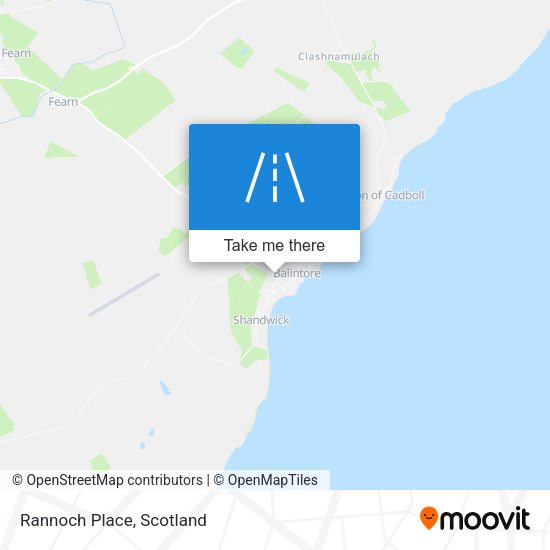 Rannoch Place map