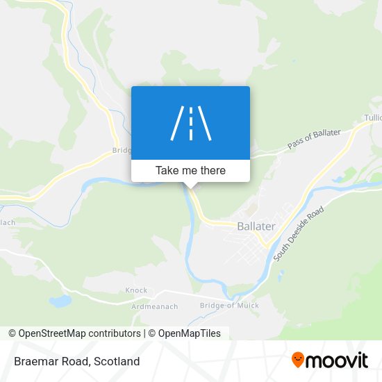 Braemar Road map