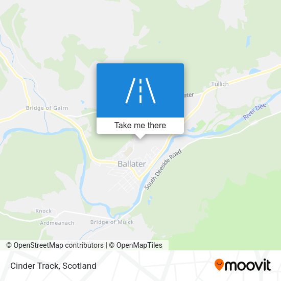 Cinder Track map