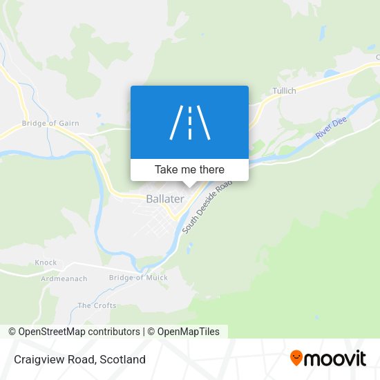 Craigview Road map