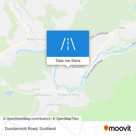 Dundarroch Road map